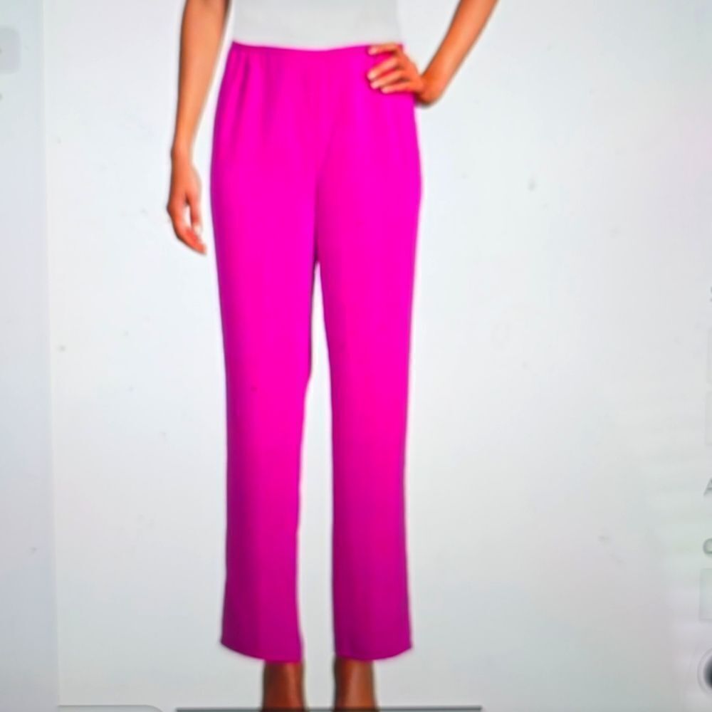Caroline Rose‎ Crepe pull-on straight leg pants size 2X